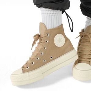 Converse Chuck All Star Platform Suede high-top Womens 8.5 Suede Skater Urban